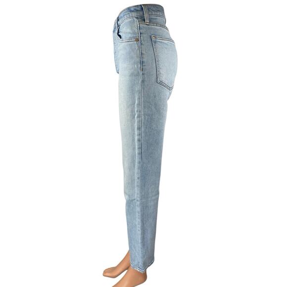 Aritzia Denim Forum The Arlo Womens Blue High Rise Straight Denim Jeans Pants 26 - Picture 2 of 6